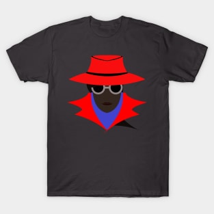 Lady Red (afro): A Cybersecurity Design T-Shirt